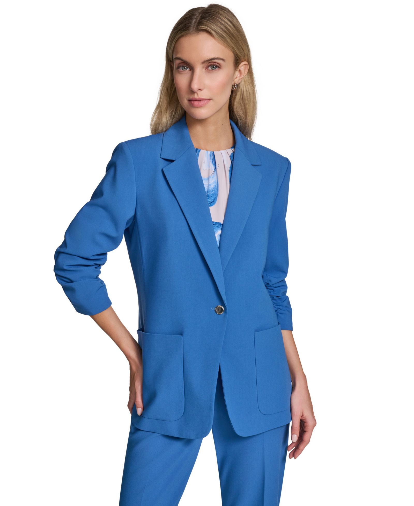 Calvin Klein Women's One-Button Blazer