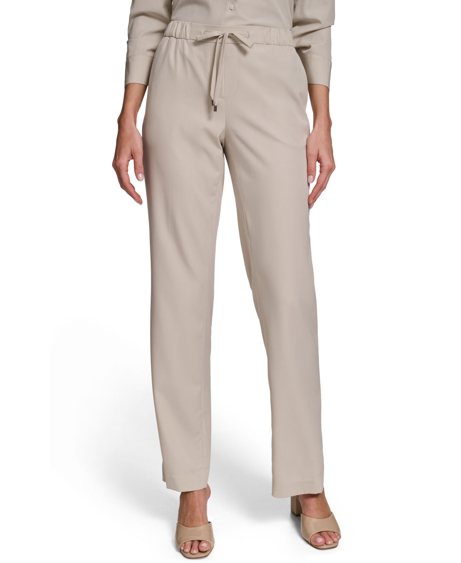Calvin Klein Women's Pull-On Straight Pants