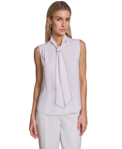 Женский топ Calvin Klein Sleeveless Pleated