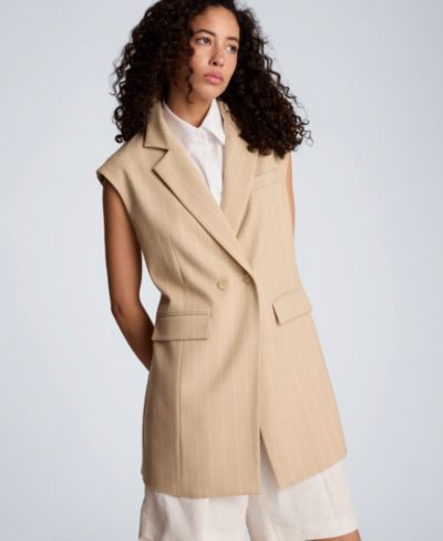 Женское мини-платье Kenneth Cole с пуговицами и имитацией рубашки