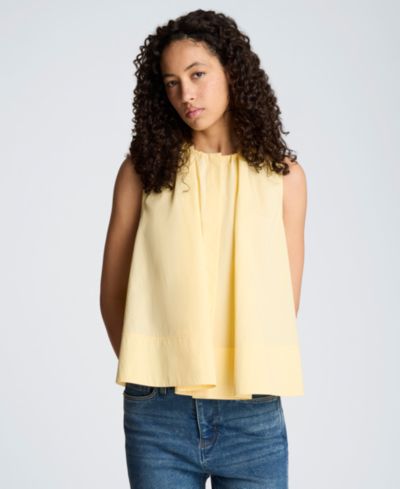 Женский топ Kenneth Cole Sleeveless Paperbag Neck