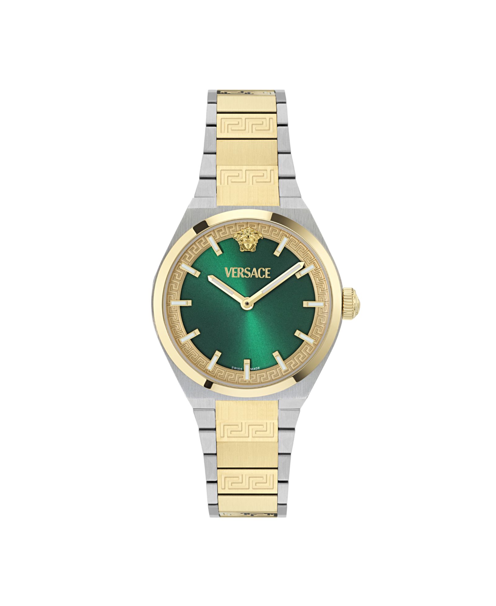 Женские часы Versace V-Auria Two Tone Bracelet 35mm