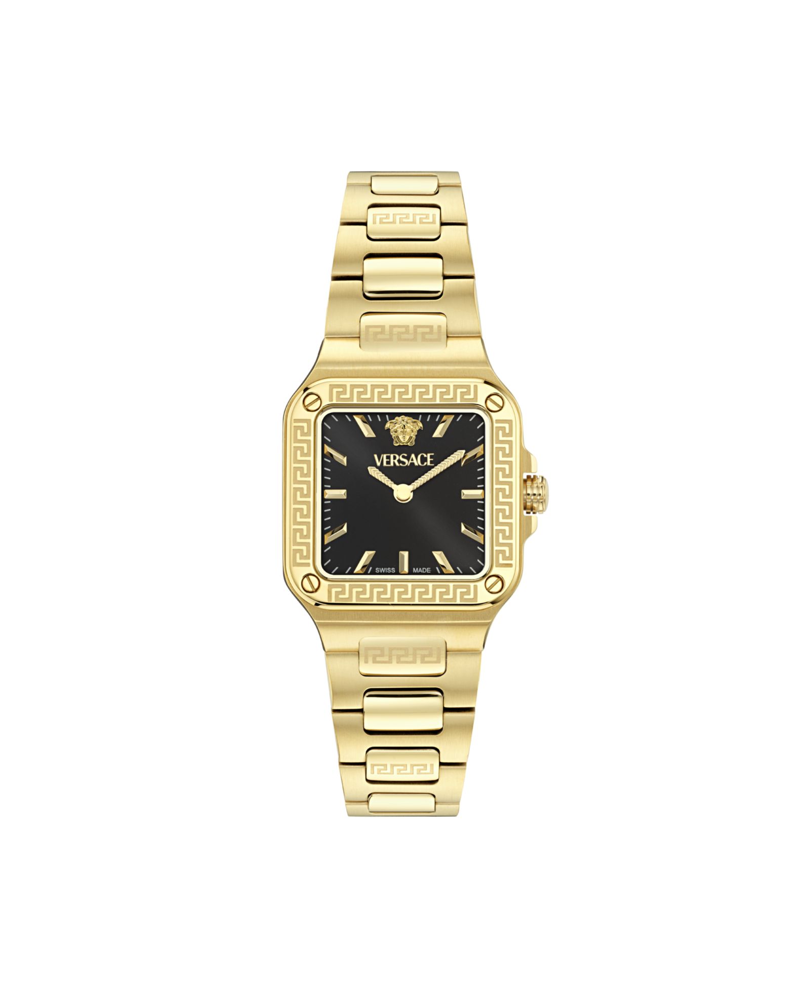 Versace Женские часы Greca Edge IP Yellow Gold 30x30mm