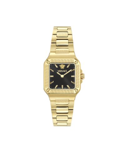 Versace Женские часы Greca Edge IP Yellow Gold 30x30mm