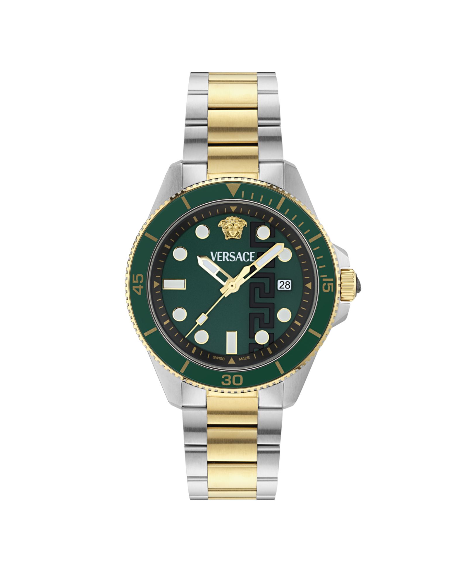 Versace Мужские наручные часы Greca Force Two Tone, 42mm