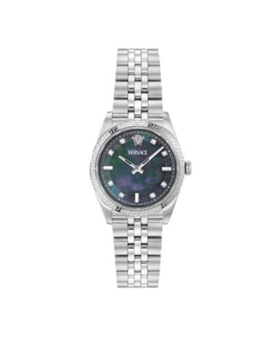 Versace Женские наручные часы Millenyium Silver из нержавеющей стали, 32mm