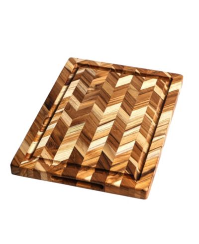 Деревянная разделочная доска Teakhaus Herringbone Wood