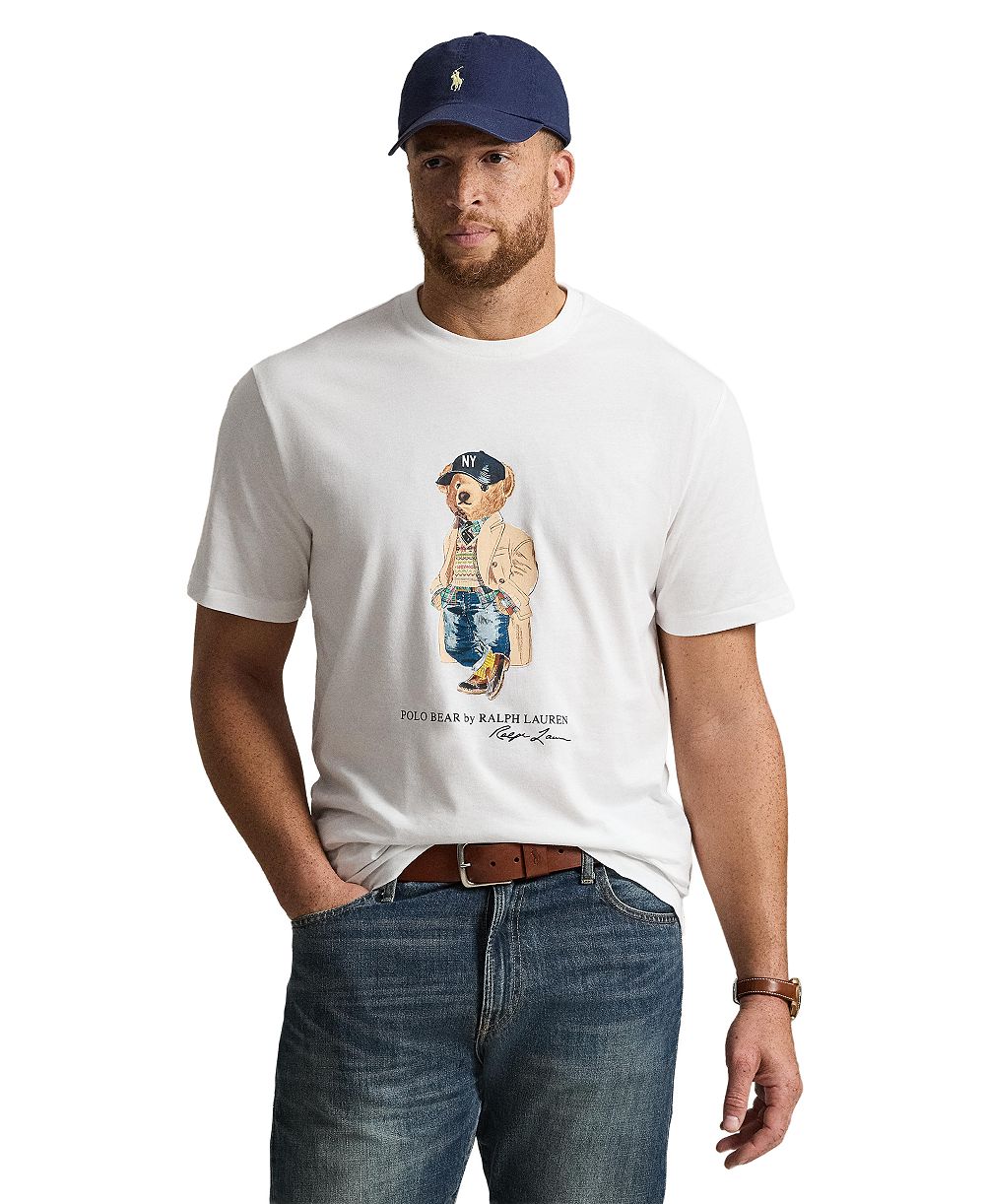 Polo Ralph Lauren Men's Big & Tall Polo Bear Graphic Regular-Fit T-Shirt
