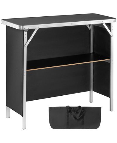 Складной переносной барный стол Mecale 38.39" x 15.16" x 34.25" с чехлом