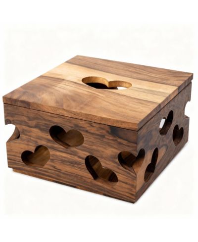 YIGII Handmade Walnut Jewelry Organizer - Ideal for Women