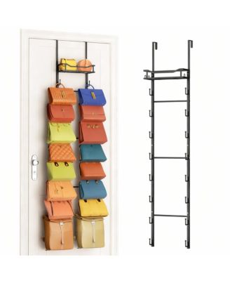YIGII Over Door Purse Organizer - Multi-Functional, Space-Saving
