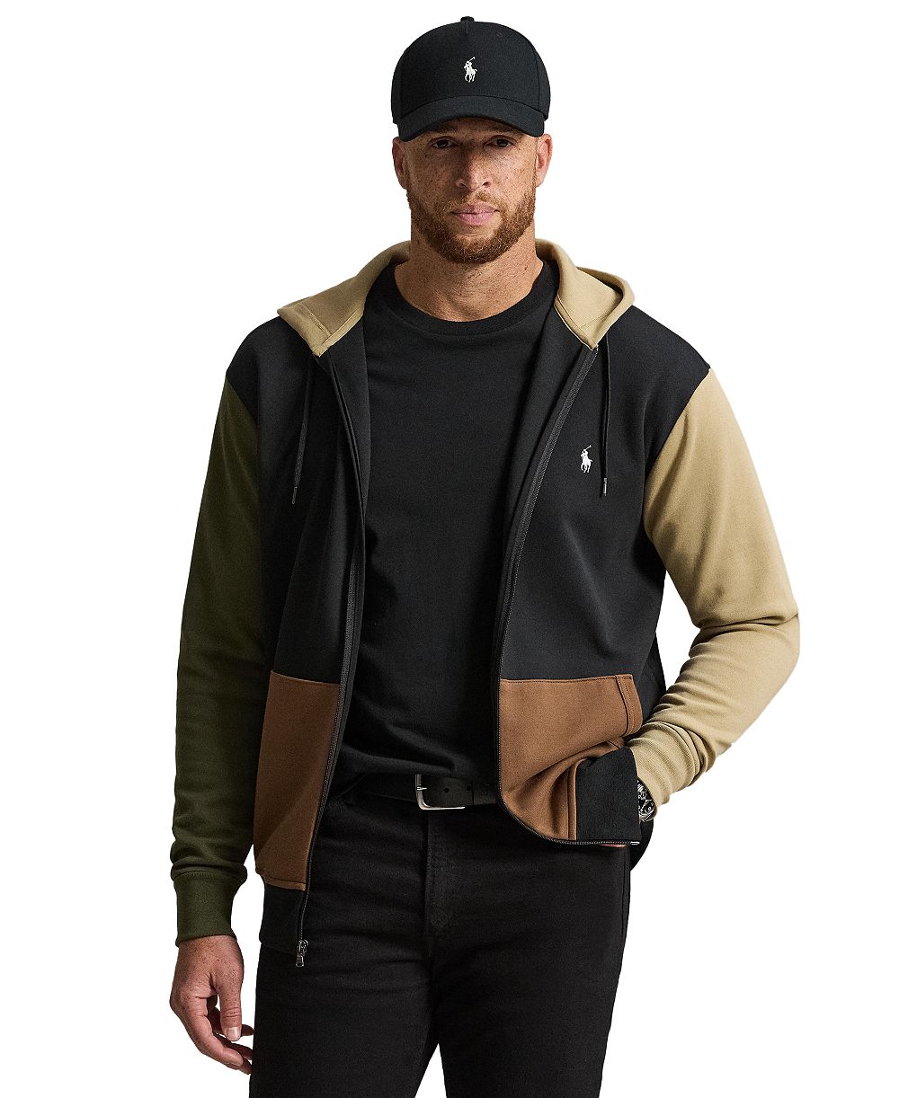 Мужское худи Polo Ralph Lauren Big & Tall Double-Knit Full-Zip