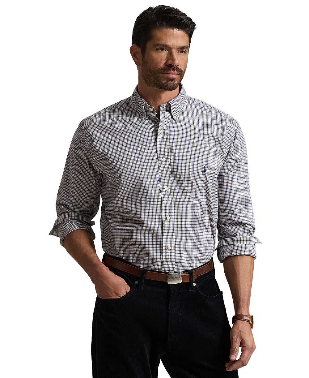 Рубашка Polo Ralph Lauren Men's Big & Tall Plaid Twill