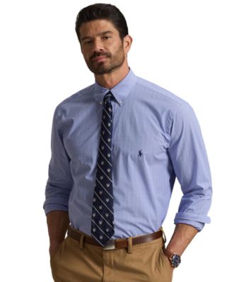 Polo Ralph Lauren мужская рубашка из стрейч-поплина в клетку, Big & Tall
