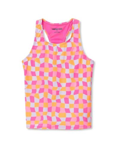 Танкини Lands' End Girls Chlorine Resistant Racer Back Swim Top