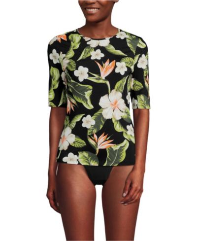 Hibiscus floral/black