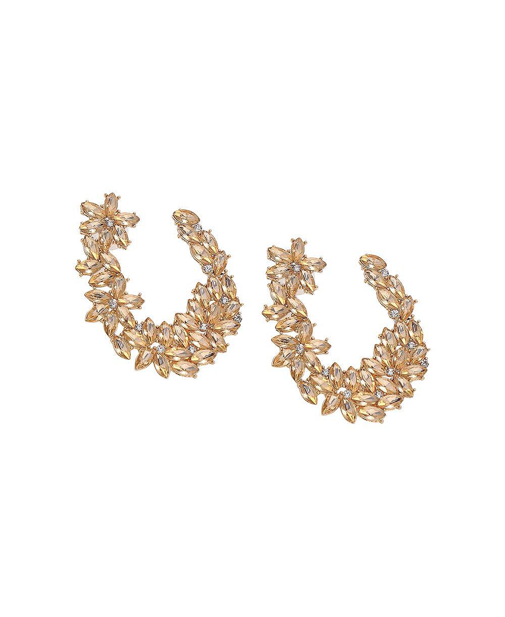 Женские серьги SOHI Botanical Drop Earrings