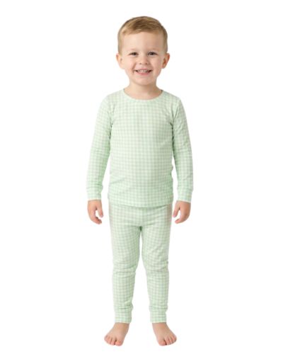 Детский пижамный комплект Motette Pistachio Gingham - Toddler