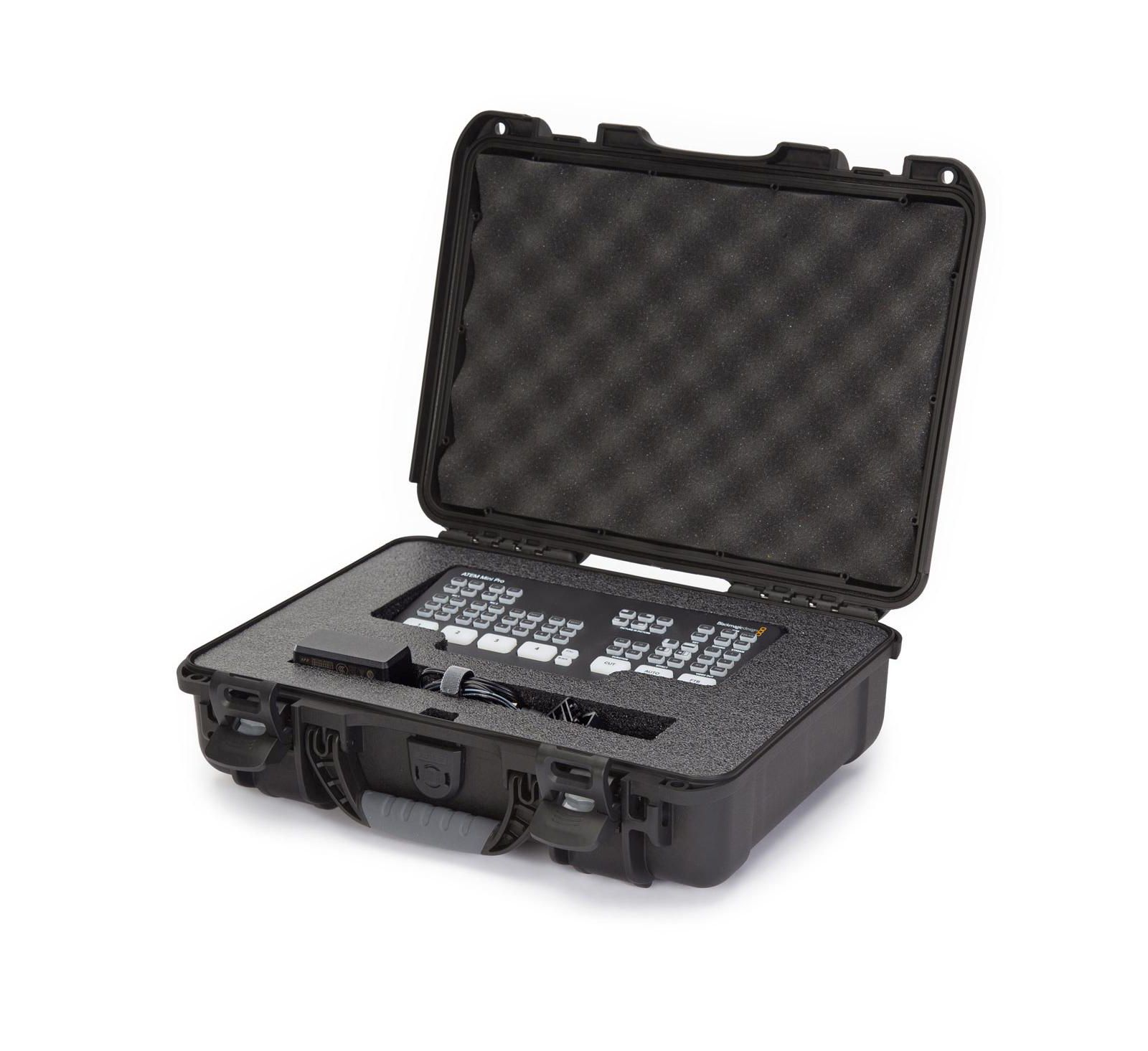 Nanuk 910 Waterproof Foam Insert Case for Blackmagic Design Atem Mini Pro