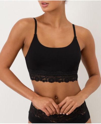Pact Women's Lace Modern Scoop Bralette Made With Organic Cotton