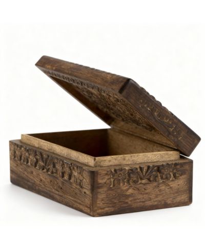 YIGII Handmade Wooden Box Organizer - Yin Yang Design - Perfect Gift