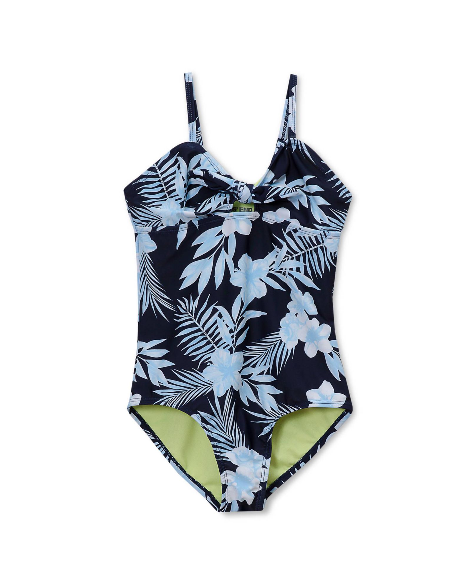 Lands' End Girls Child Chlorine Resistant Cutout One Piece Swimsuit