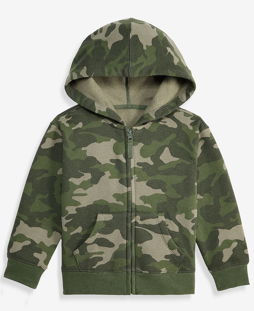 Худи Epic Threads Toddler Boys' Camo-Print Fleece Zip-Up