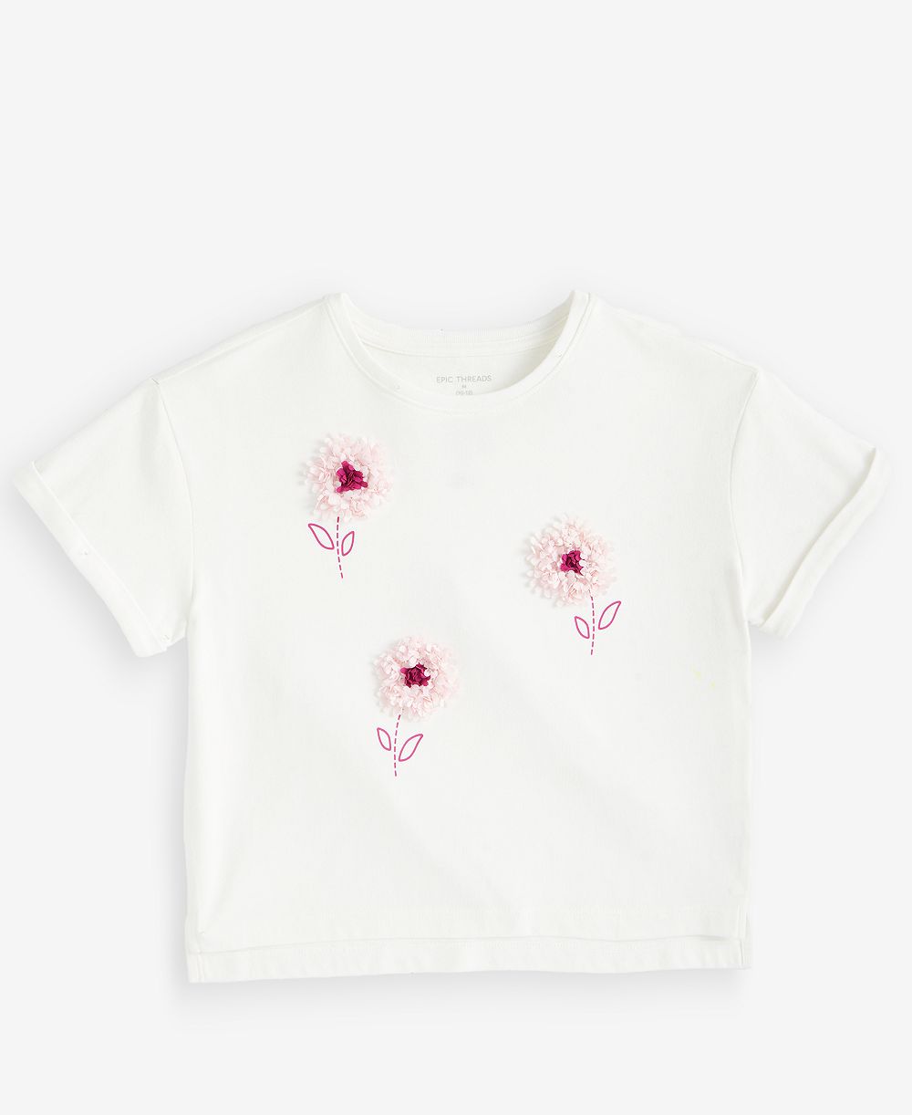 Детская футболка Epic Threads Flower Boxy, XS-XL