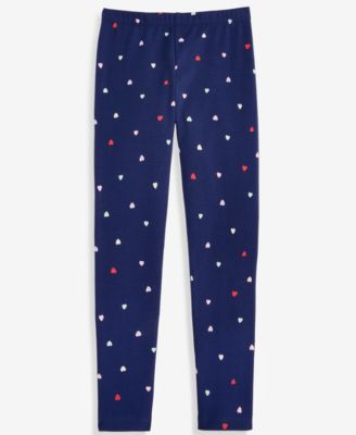 Epic Threads Girls' XS-XL Multi-Heart-Print Leggings, Macy's Exclusive