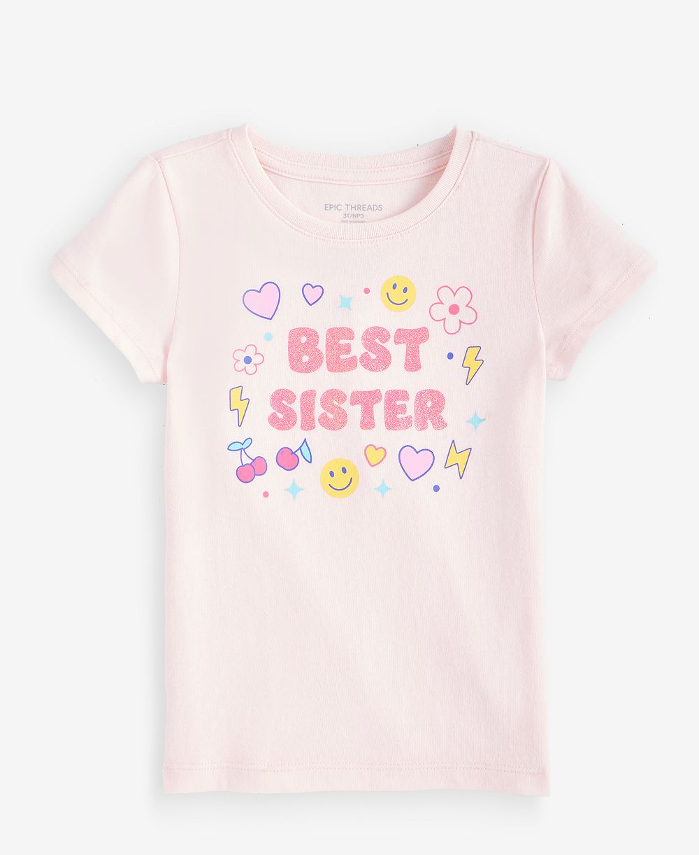 Детская футболка Epic Threads Best Sister 12M-5T