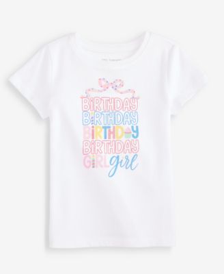 Epic Threads Детская футболка с принтом Birthday Girl (12M-5T)
