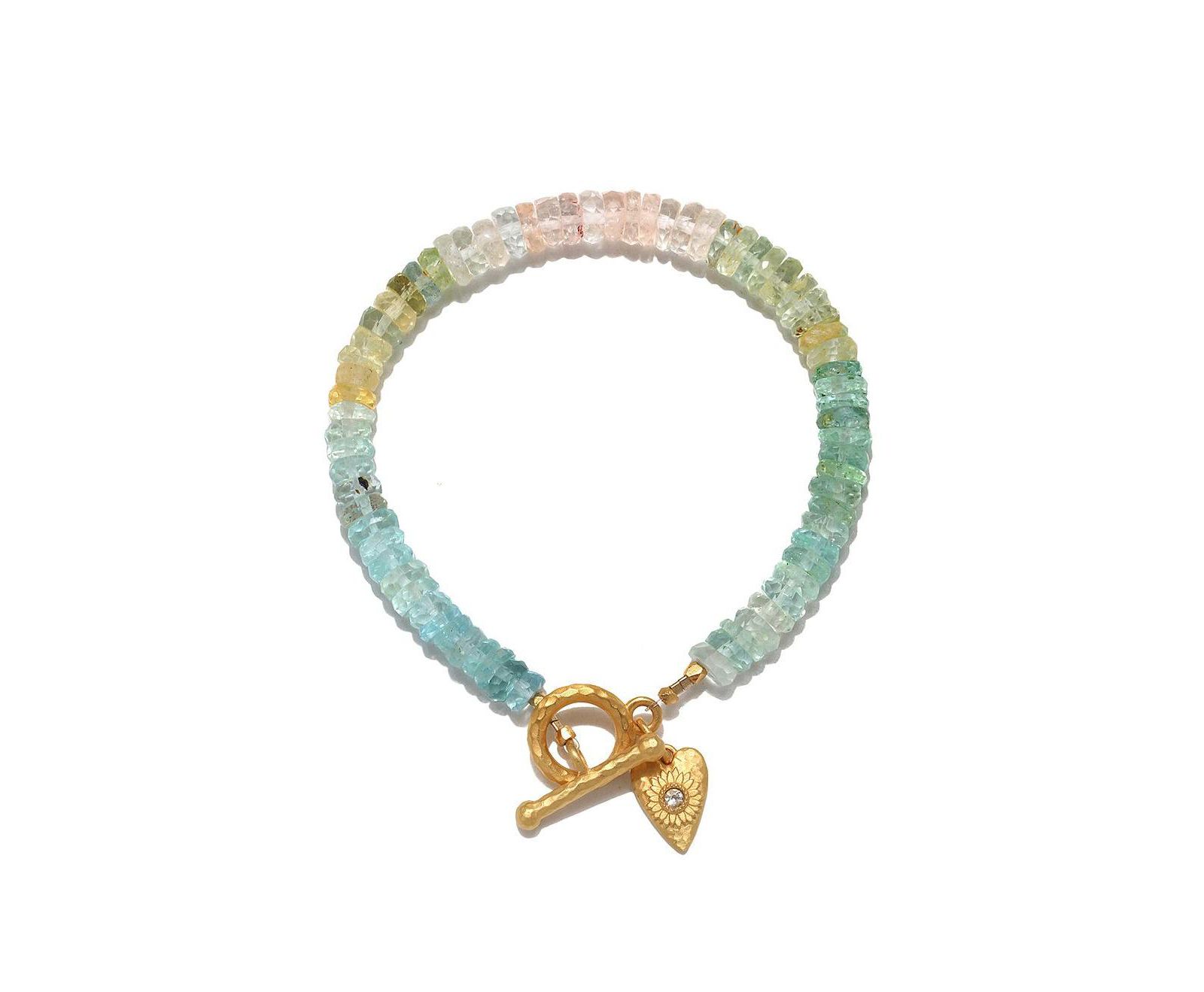 Satya Jewelry браслет Tranquil Spirit Heart Toggle