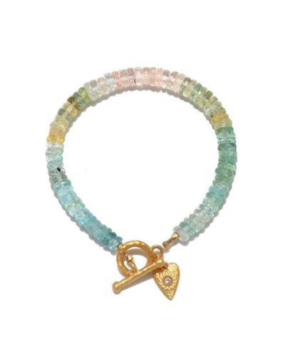 Satya Jewelry Tranquil Spirit Heart Toggle Bracelet