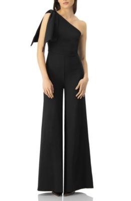Ivonne Women's One-Shoulder Wide-Leg Jumpsuit