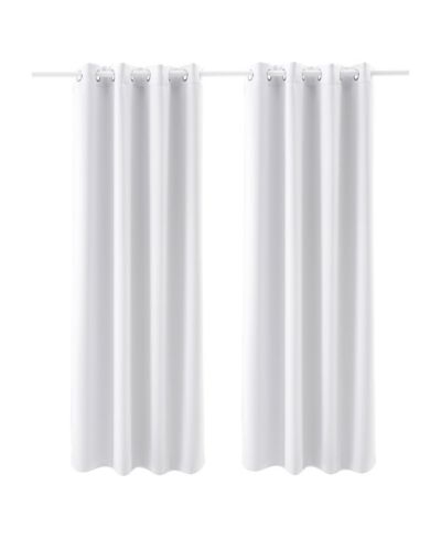 Шторы LAOTIES Thermal Insulated Room Darkening Grommet Curtain Panel Pair
