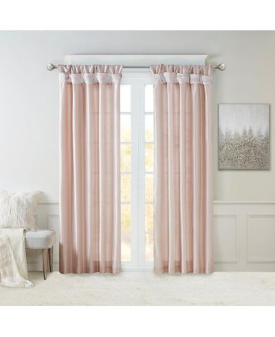 LAOTIES штора из искусственного шелка, 50" W x 84" H, одна панель