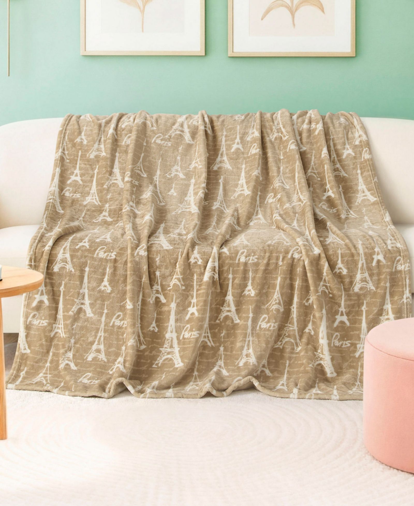 Плед Boho Living Oversized Plush, 60" x 70"