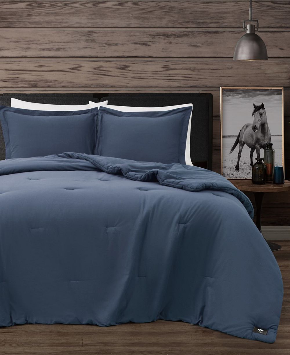 Frye Vintage Washed Cotton 3-Pc. Comforter Set, Full/Queen