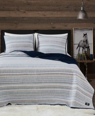 Frye Layton Yarn Dyed Cotton 3-Pc. Quilt Set, King