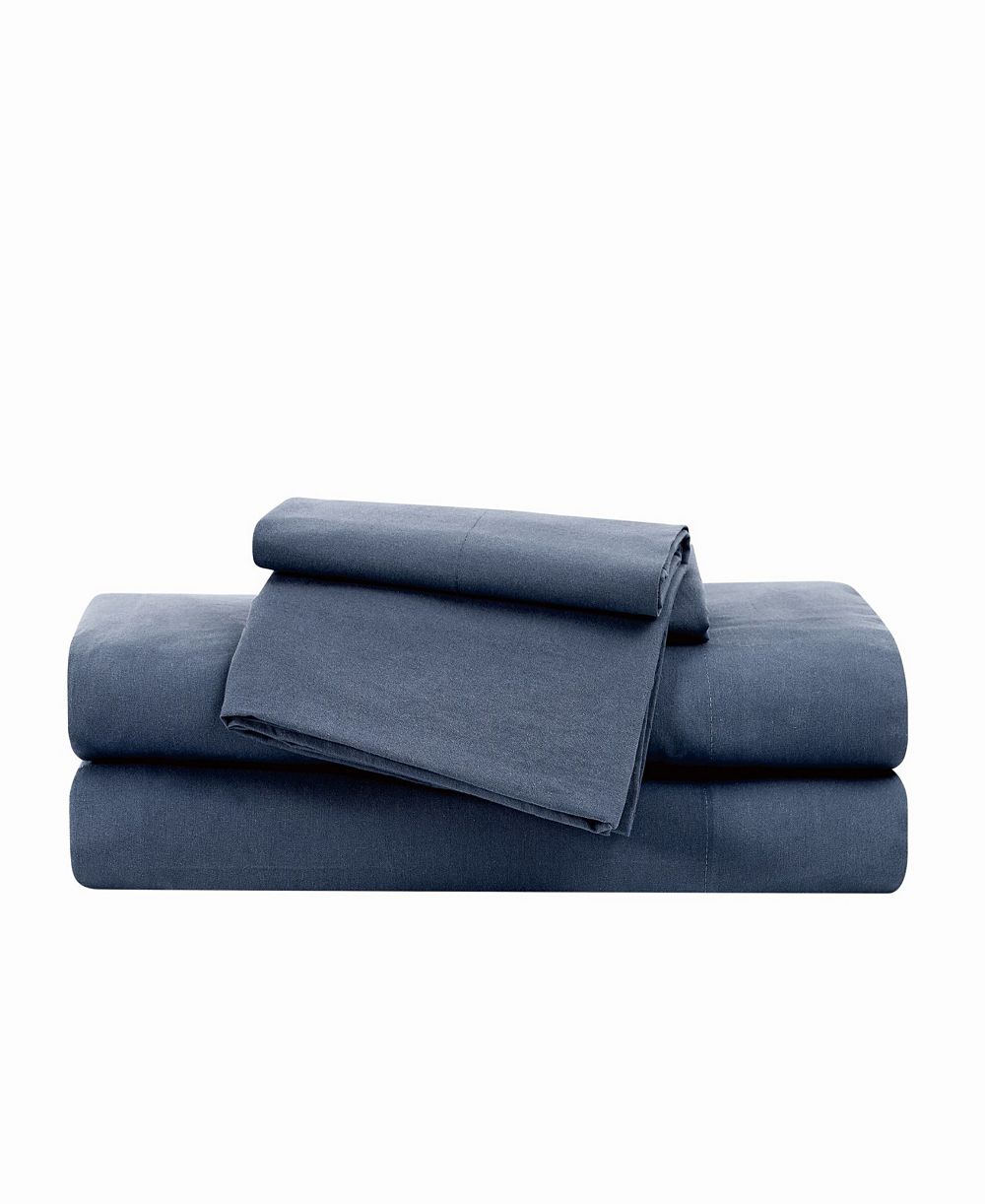 Frye Vintage Washed 140-Thread Count Cotton 4-Pc. Sheet Set, Queen