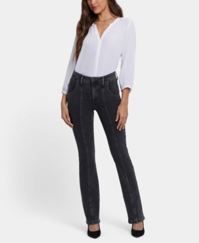 NYDJ Petite High-Rise Billie Mini Bootcut Jeans