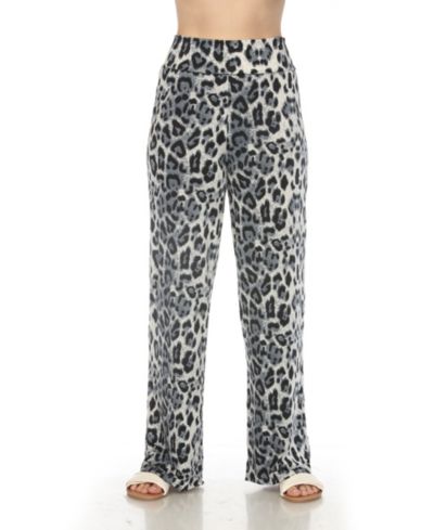 Женские брюки White Mark High-Waist Floral Wide-Leg