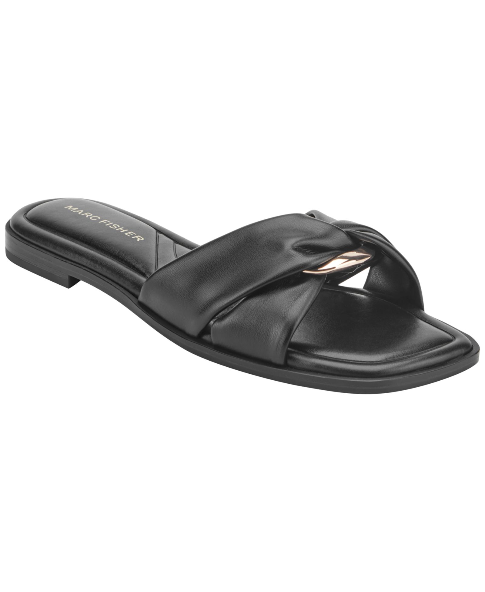 Marc Fisher Women's Fida Flat Slip-On Sandals