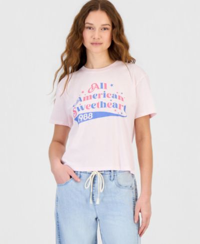 Футболка Rebellious One Juniors' American Sweetheart Graphic Print