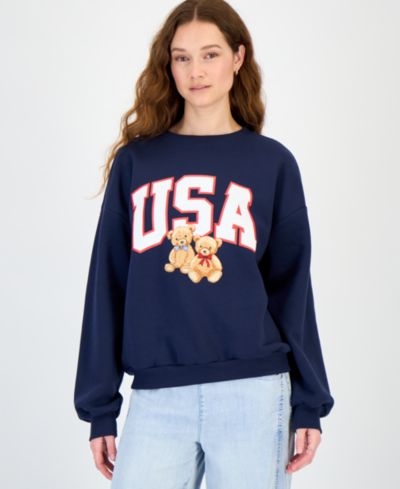 Rebel Veil Juniors' Americana Crewneck Sweatshirt
