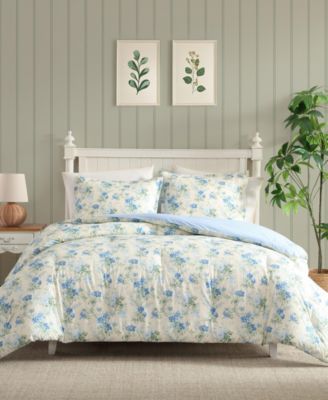 Laura Ashley Blossom Dance 3-Pc. Comforter Set, Full/Queen