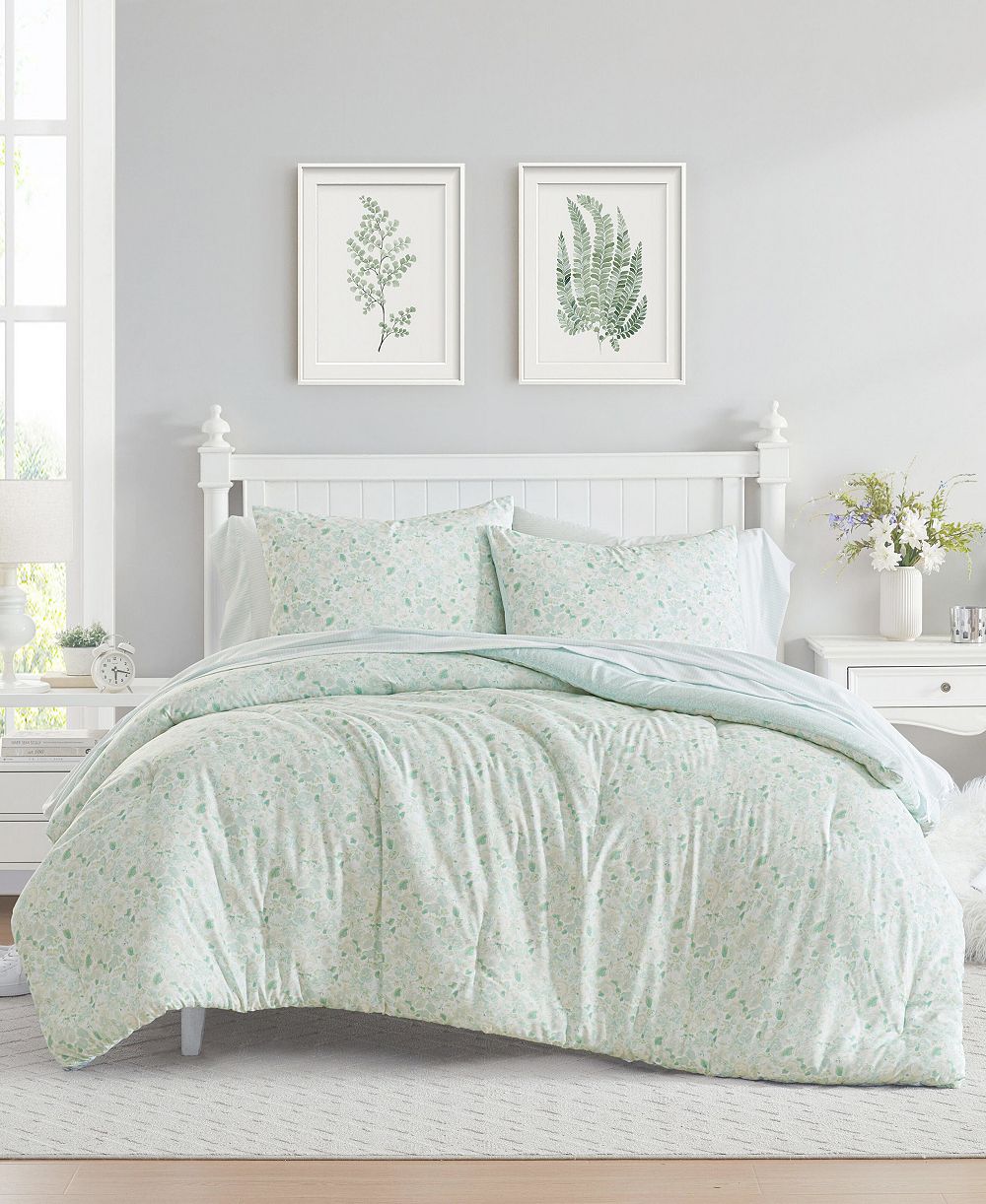 Laura Ashley комплект из 5 элементов из микрофибры Quartet Washed, Twin