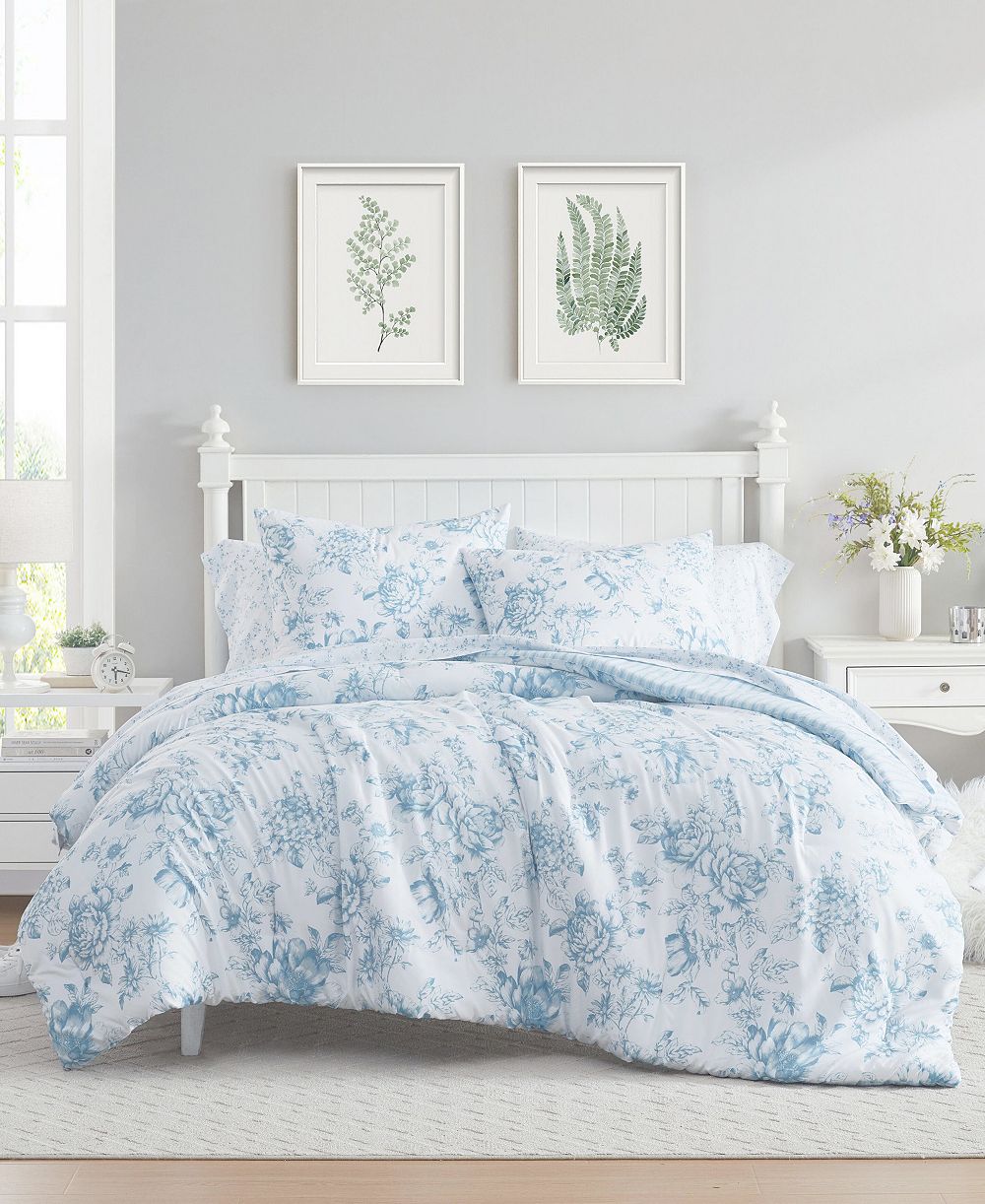 Laura Ashley комплект покрывала Delphine из микрофибры, 7 предметов, King