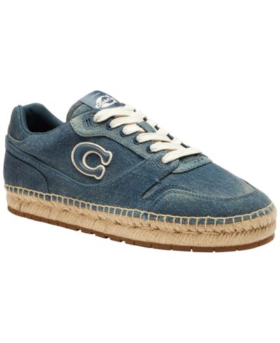 Женские кеды COACH Soho Espadrille Lace-Up
