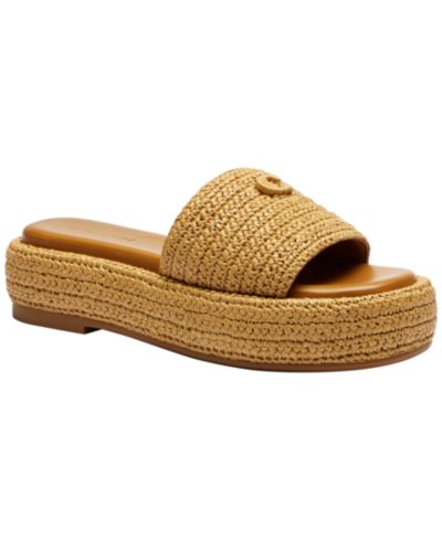 Женские сандалии COACH Sculpted C Platform Slide